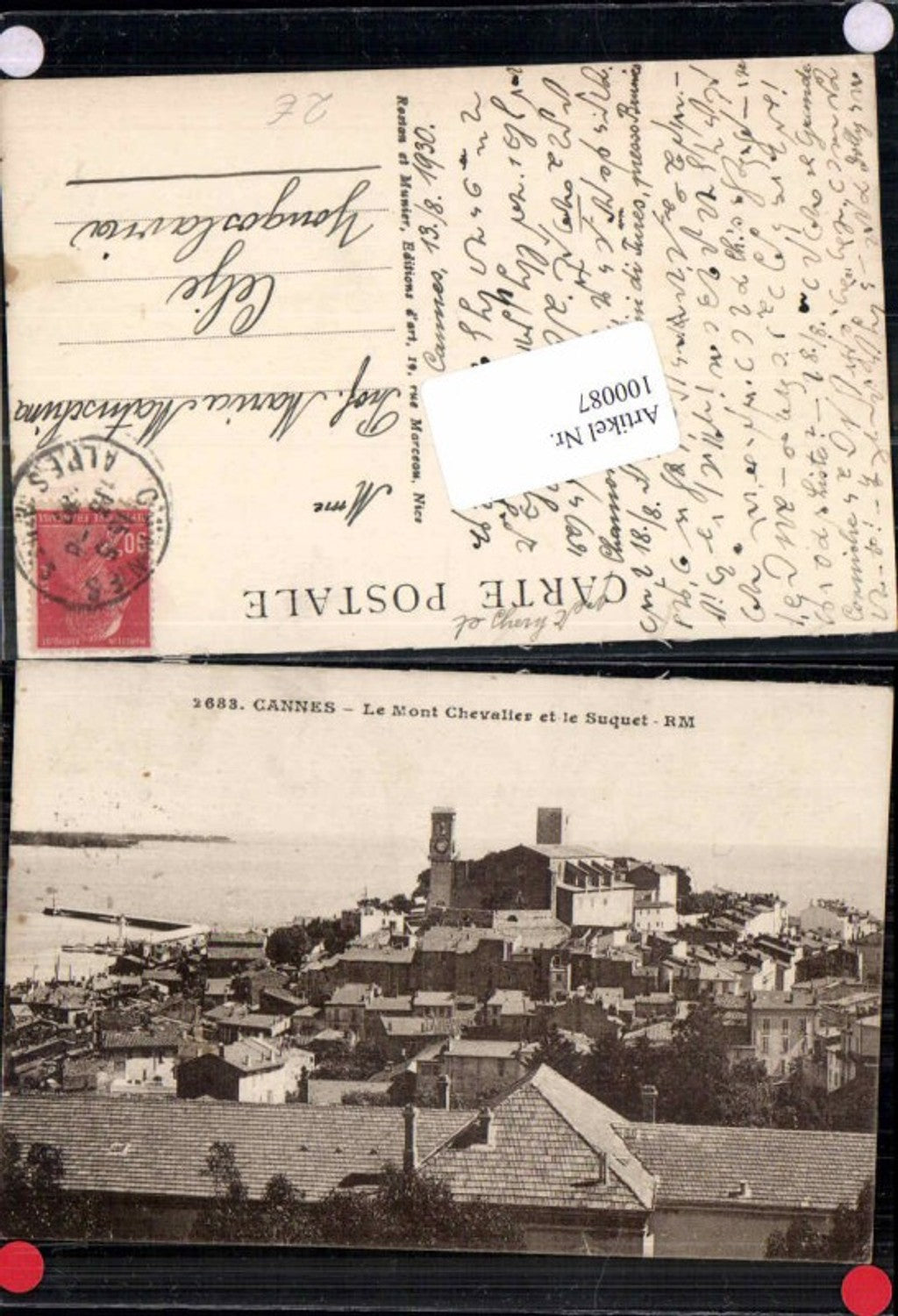 100087, Cannes Le Mont Chevalier