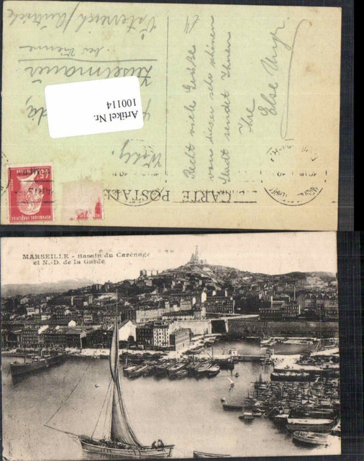 100114,Marseille Hafen Partie
