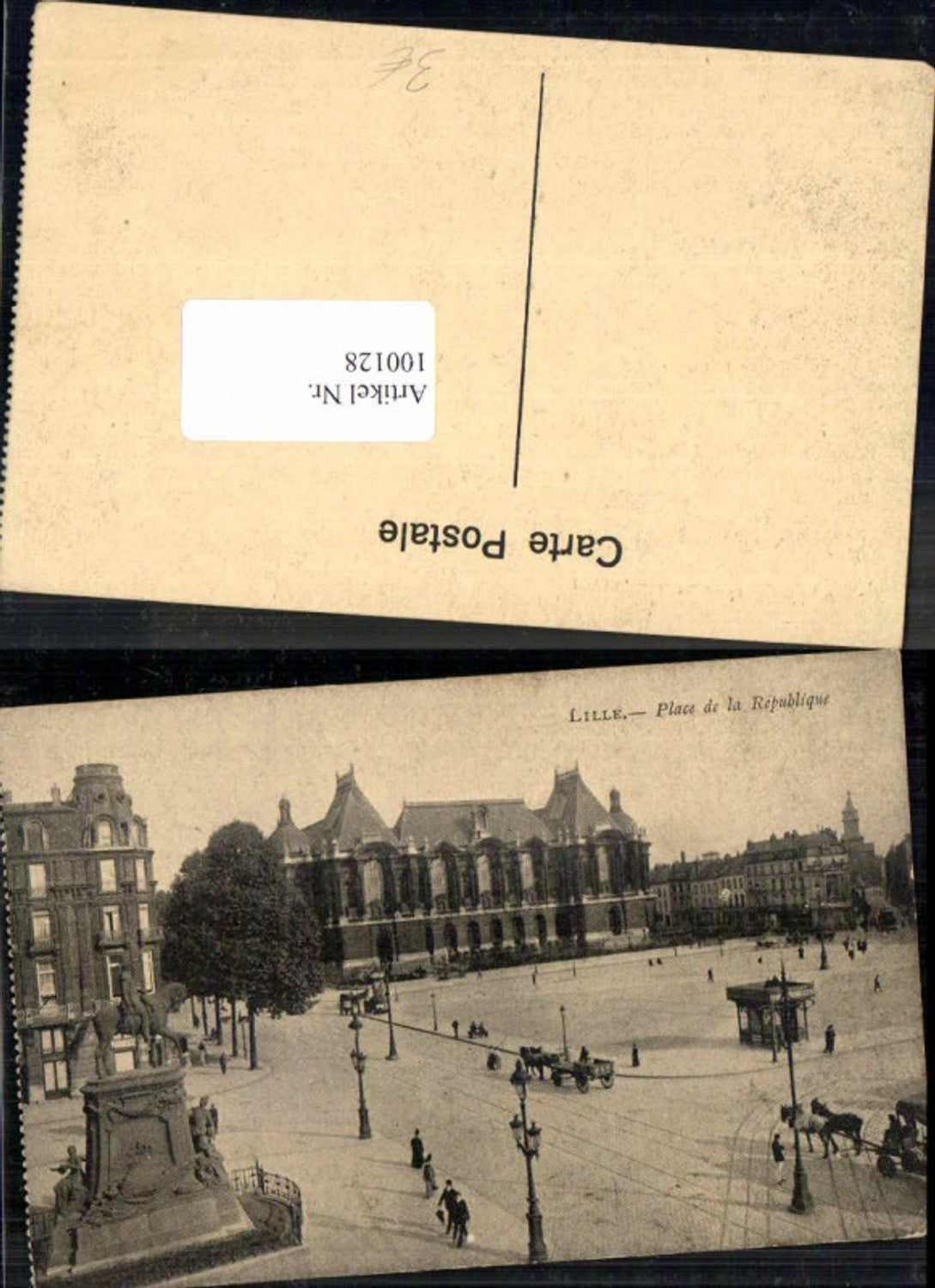 100128,Lille Place de la Republique 1905