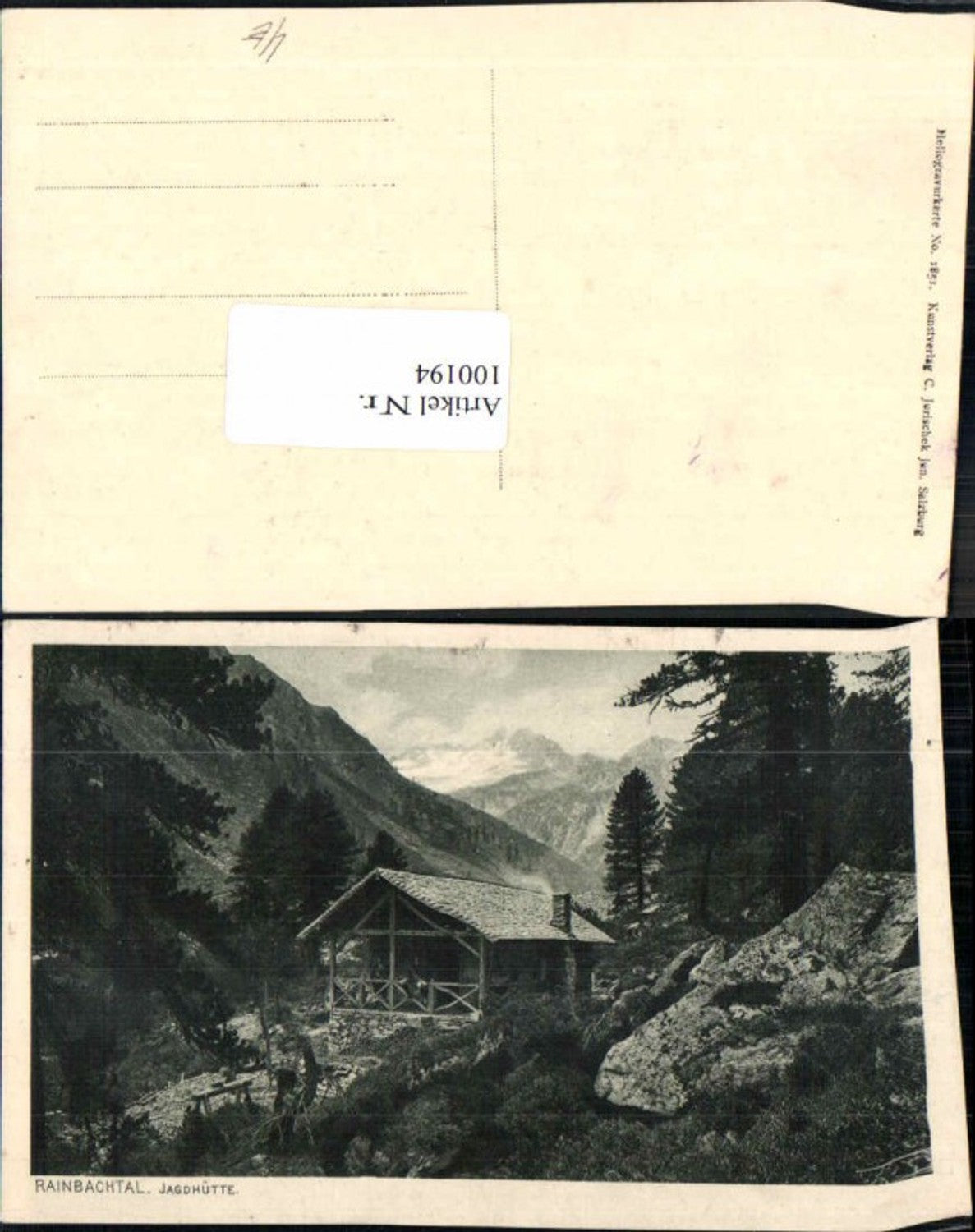 100194,Rainbachtal Jagdhütte Zell am See