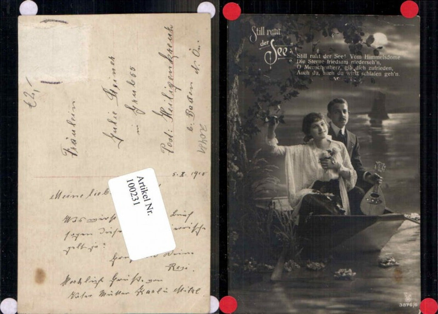 100231,RPH Liebesspar Mond Boot Gitarre