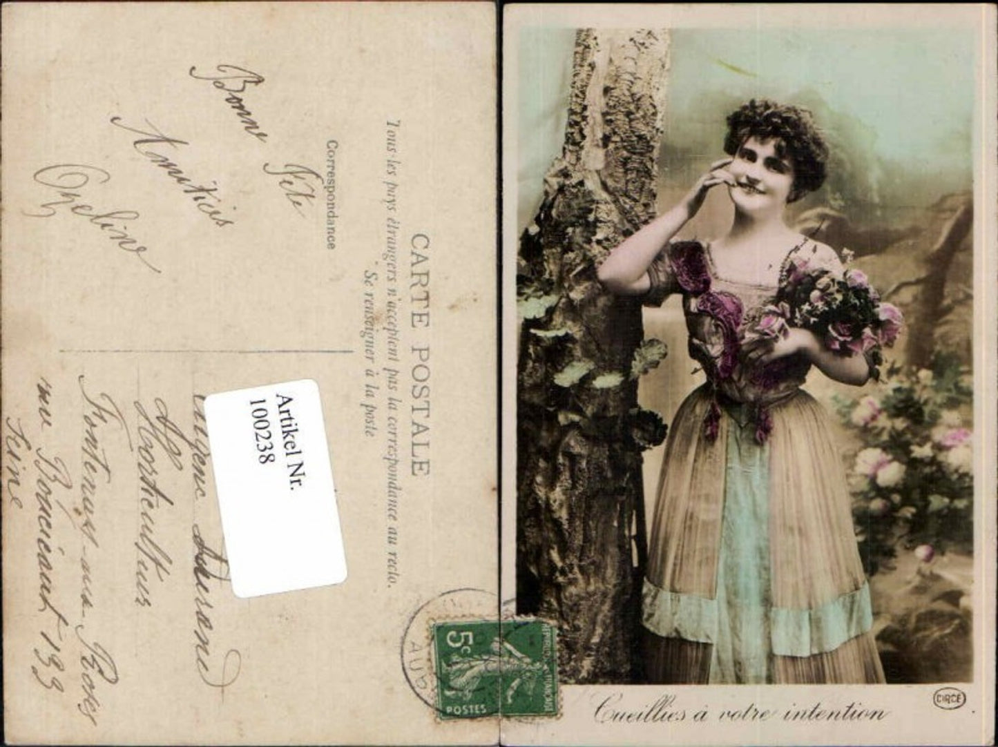 100238,Schöne Frau Kleid Rosen Mode Girl Flower