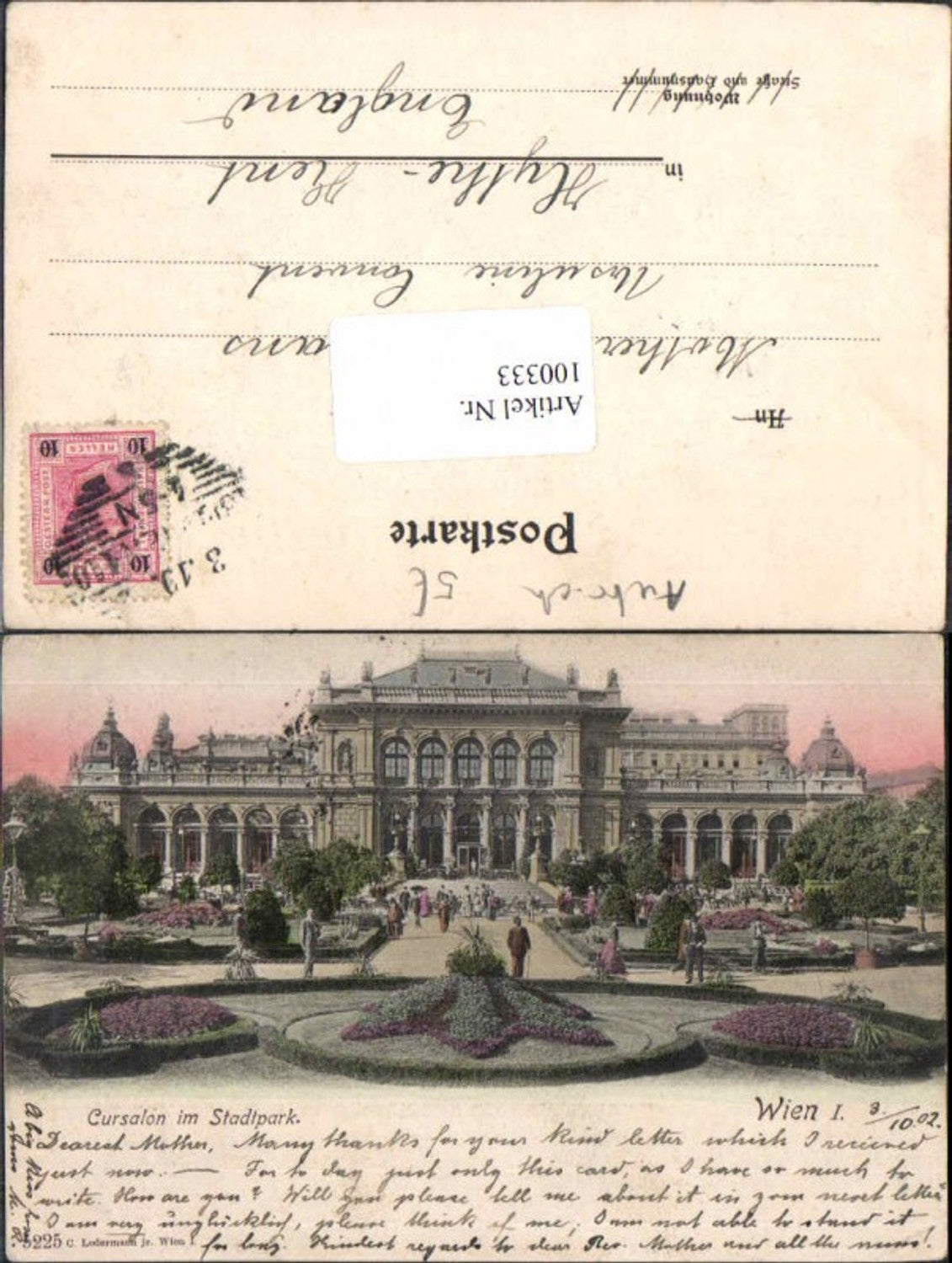 Alte Ansichtskarte – Old Postcard