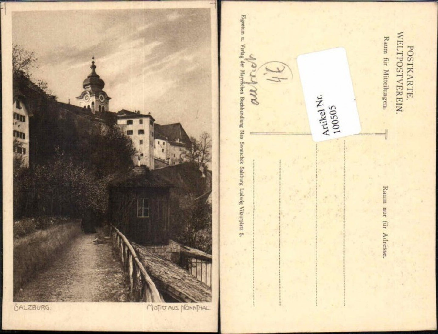 100505,Salzburg Motiv aus Nonnthal