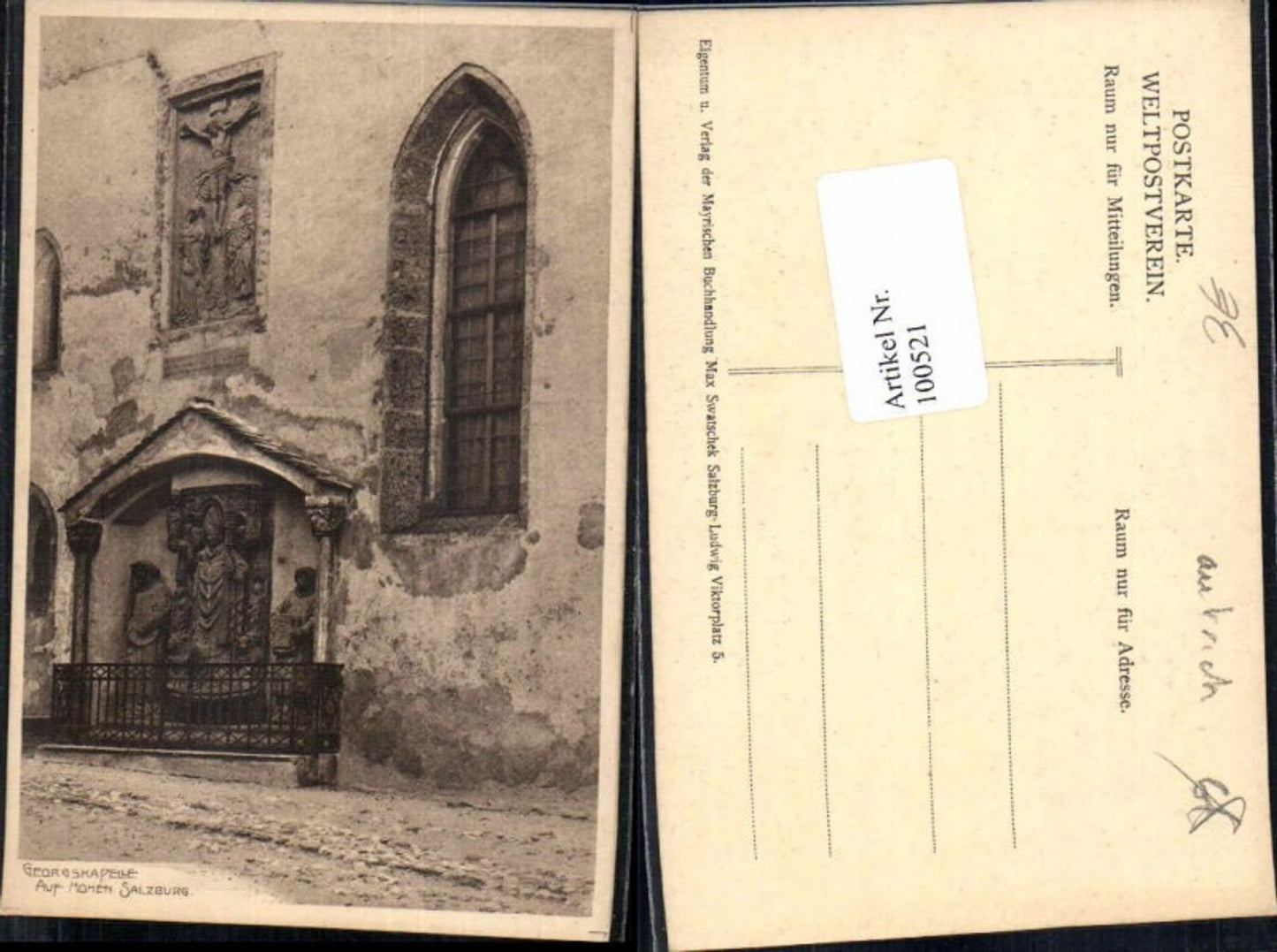 100521,Salzburg Georgskapelle auf Hohen Salzburg Festung