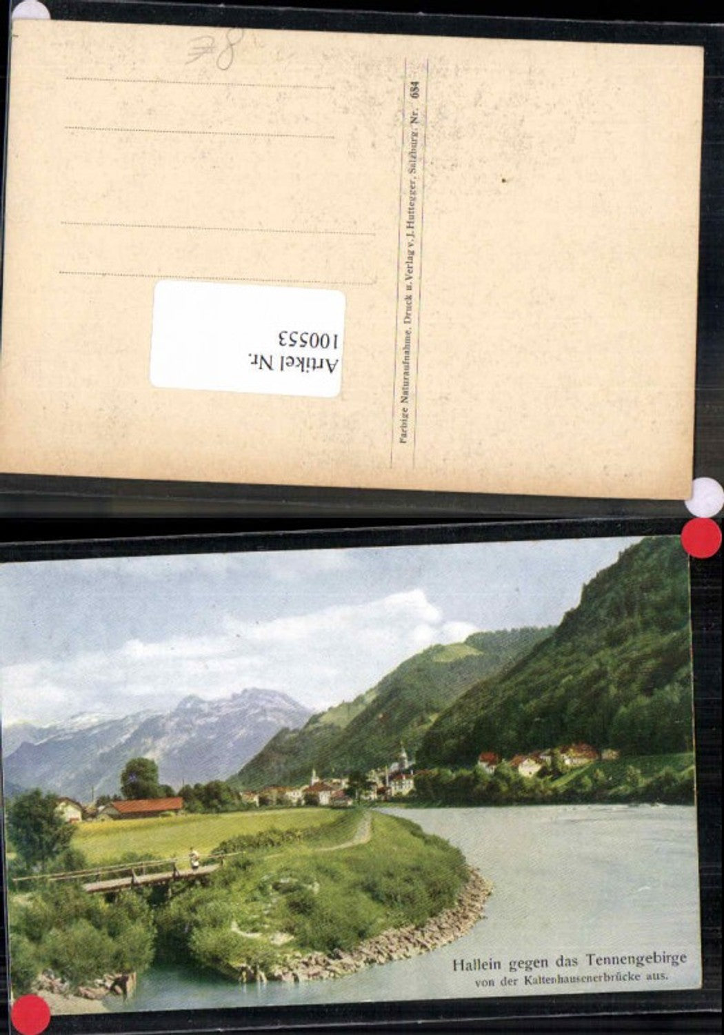 100553,Hallein g. Tennengebirge Kaltenhausen