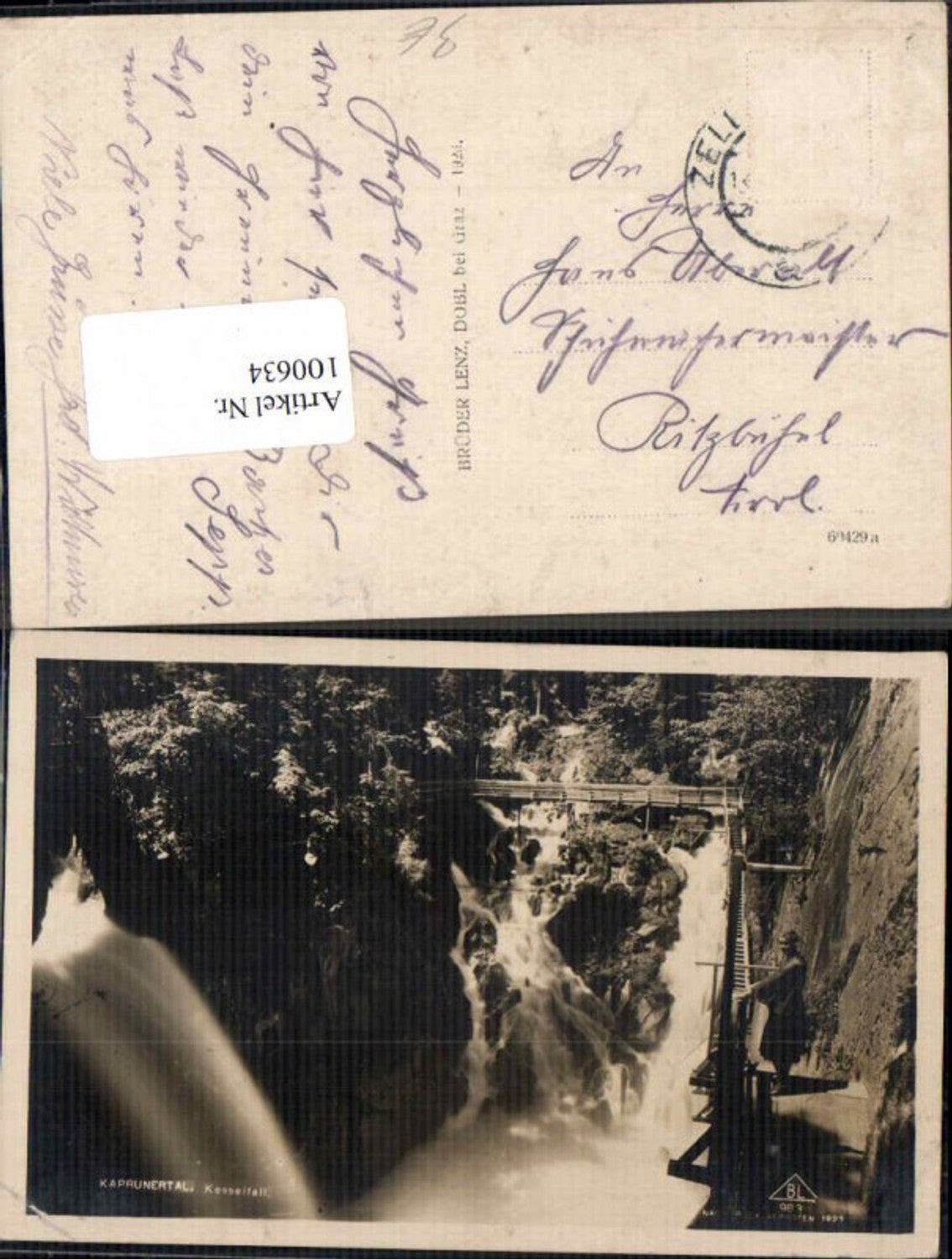 100634,Kaprun Kaprunertal Kesselfall Wasserfall