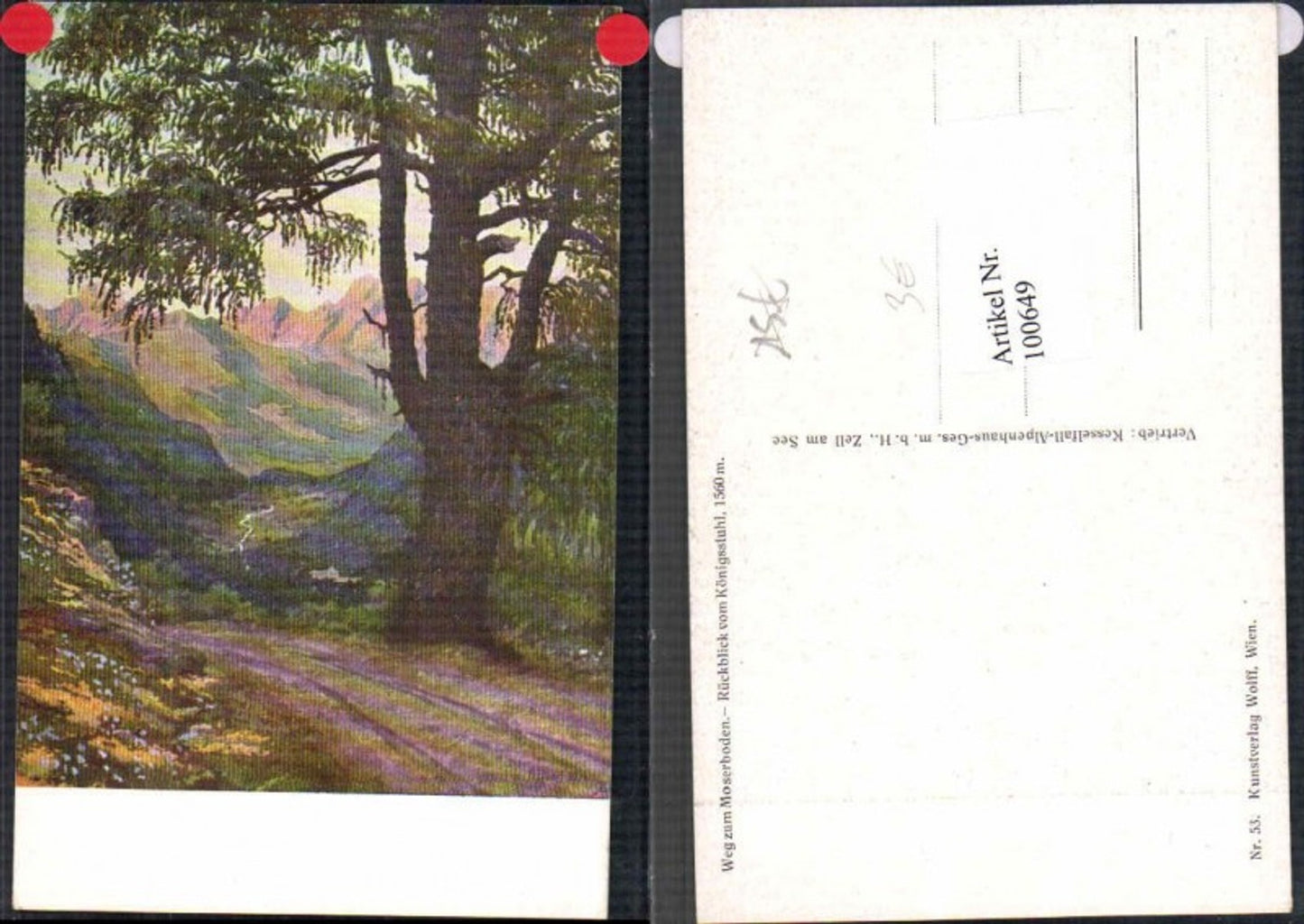 100649,Weg z. Moserboden Kaprun Zell am See