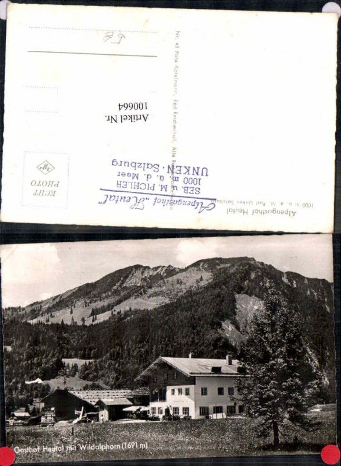 100664,Gasthaus Heutal in Unken b. Lofer