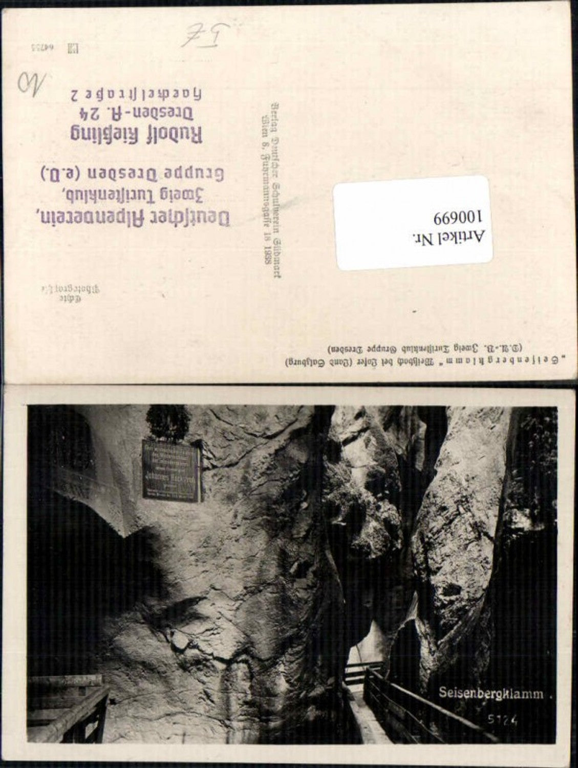 100699,Seissenbergklamm b. Weißbach Lofer Unken