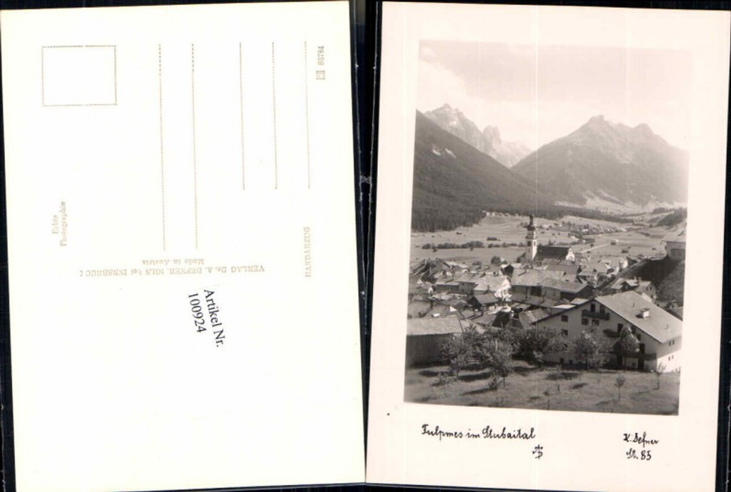 100924,Dr. Defner Igls Nr St 85 Fulpmes im Stubaital