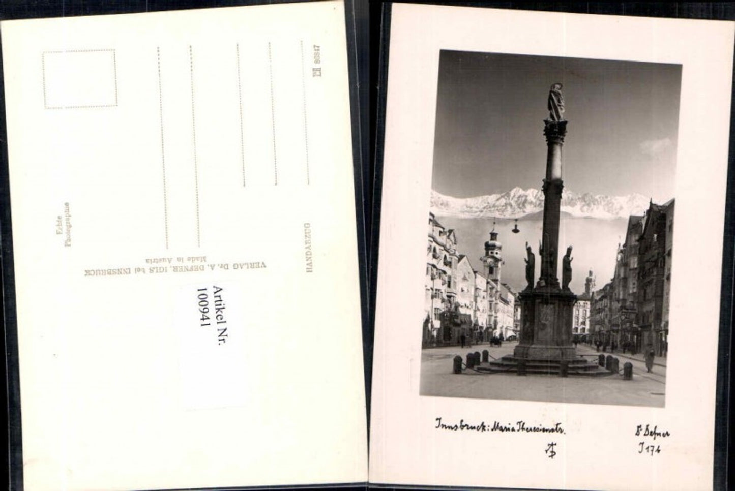 100941,Dr. Defner Igls Nr I 176 Innsbruck