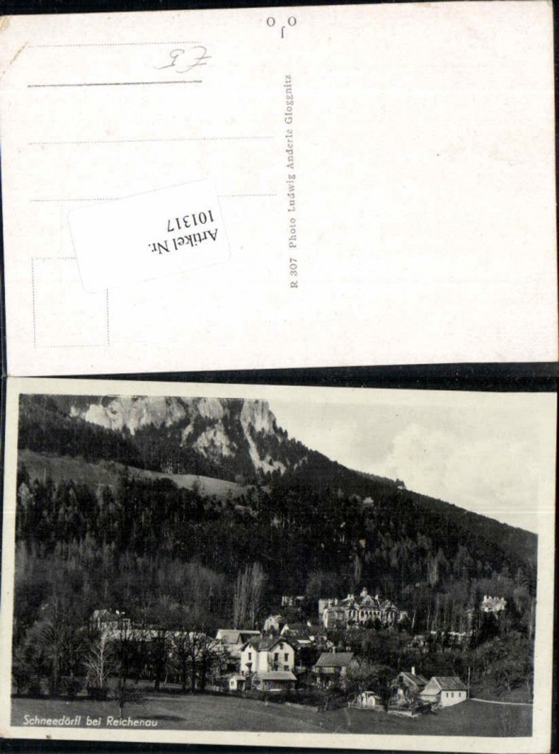 101317, Schneedörfl near Reichenau an der Rax 1940