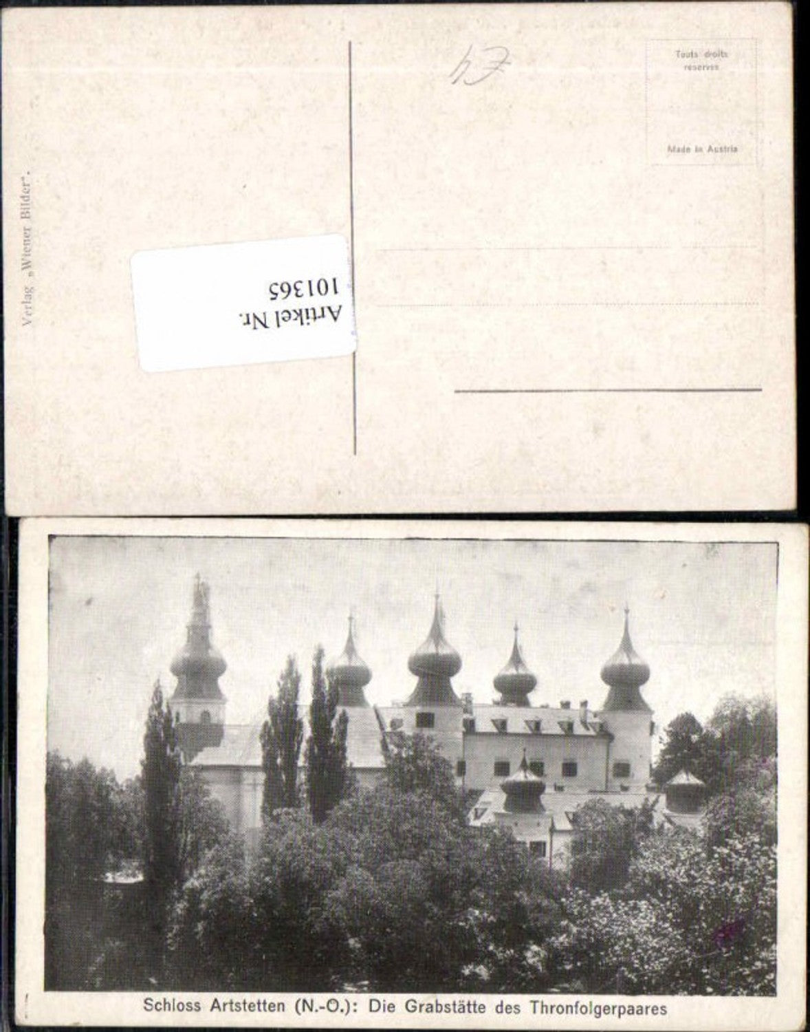 101365, Artstetten Castle near Melk Franz Ferdinand
