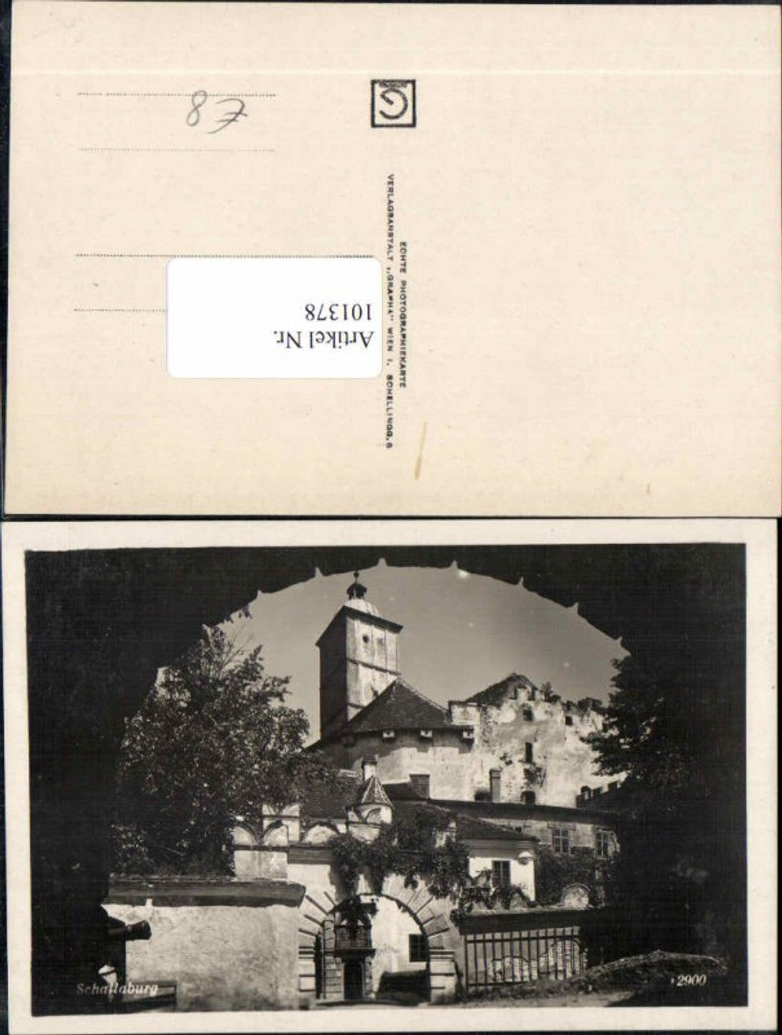 101378, Schallaburg near Loosdorf Melk 1930