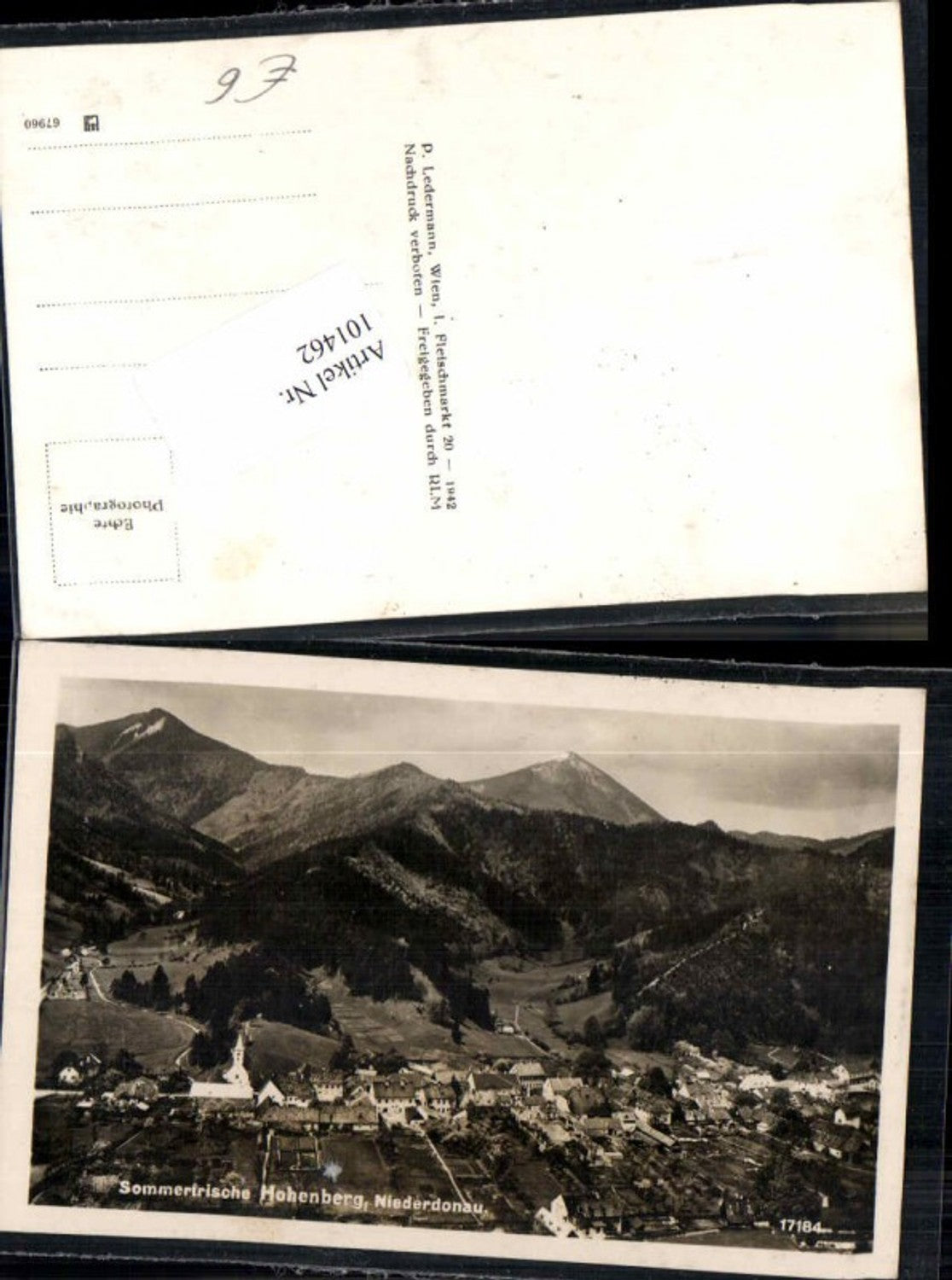 101462,Hohenberg Niederdonau Lilienfeld
