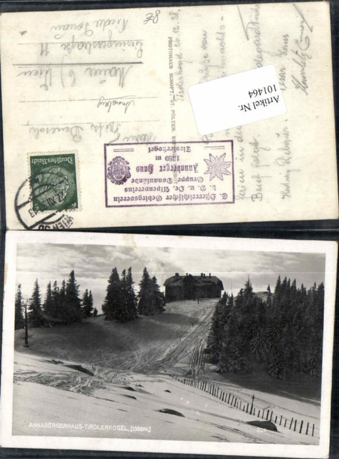 101464,Annaberghaus bei Annaberg Tirolerkogel 1938
