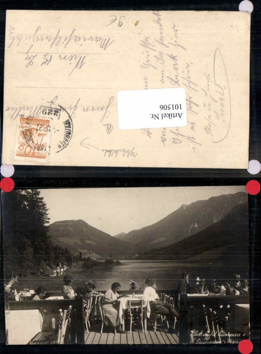 101506,FotoAK Lunz am See Lunzersee Gasthaus Grubmayr Bahnpost