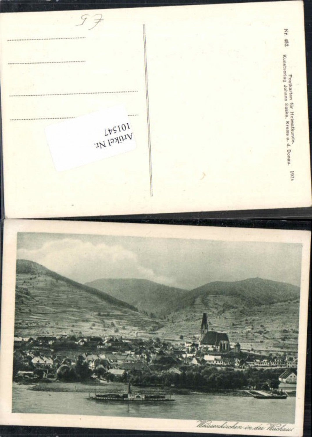 101547,Weissenkirchen i.d. Wachau Donau Dampfer