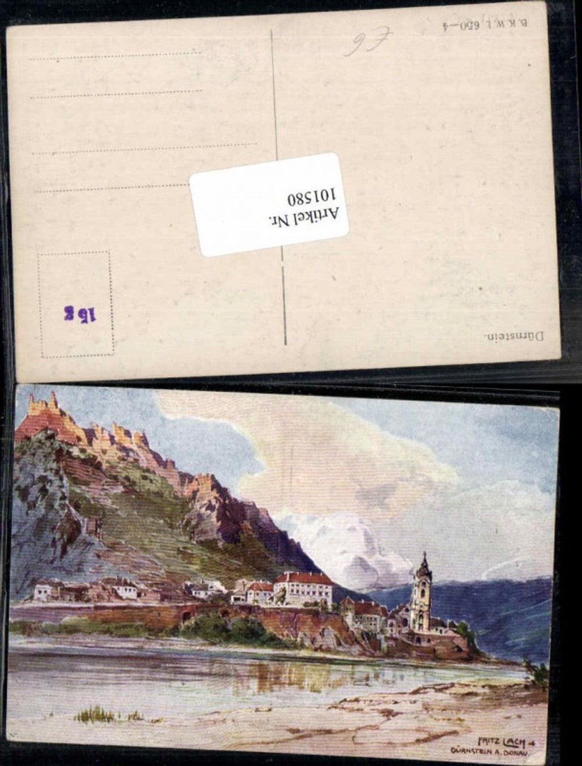 101580,Fritz Lach Dürnstein i.d. Wachau sign.
