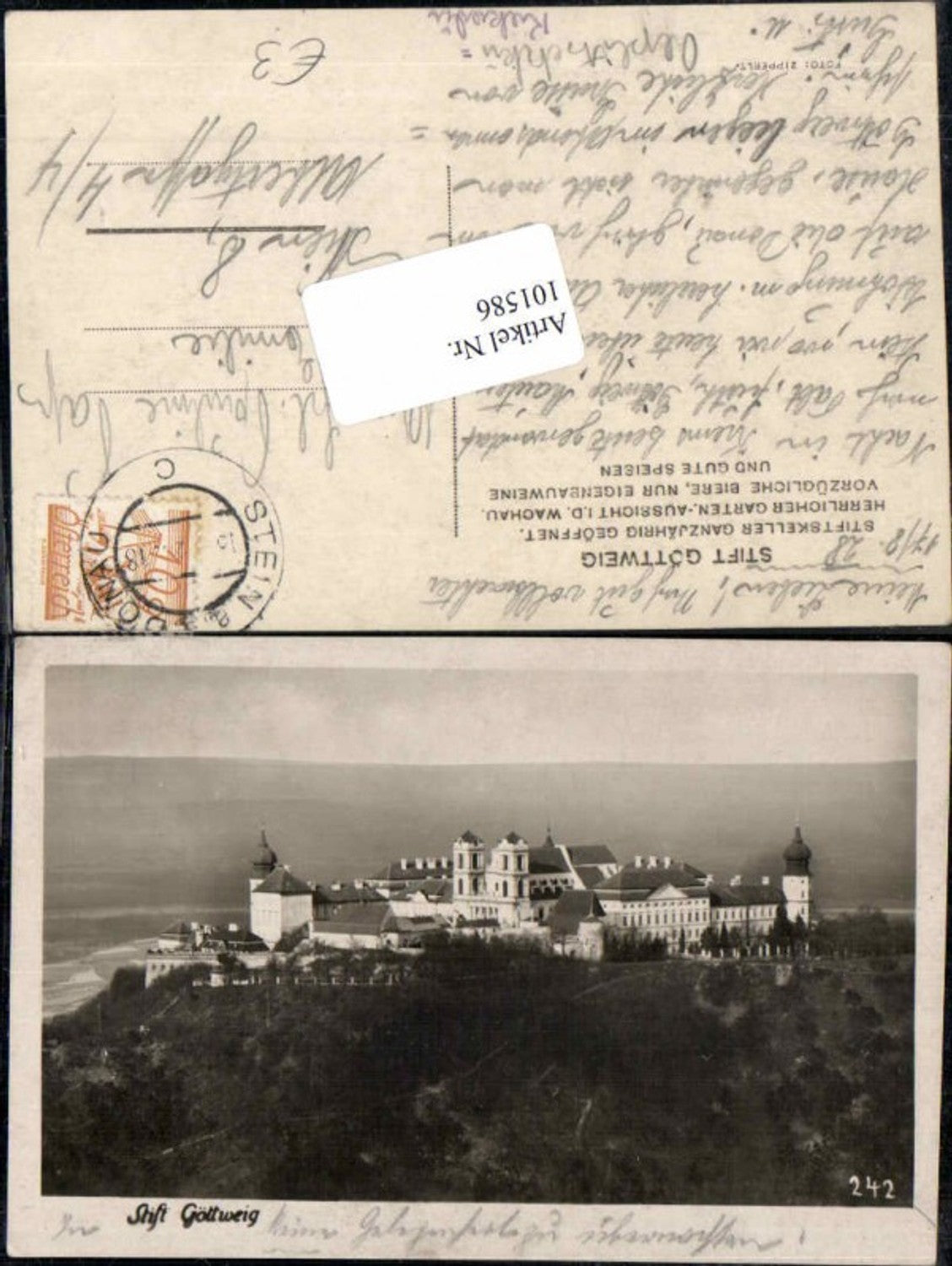 101586,Stift Göttweig bei Furth Wachau