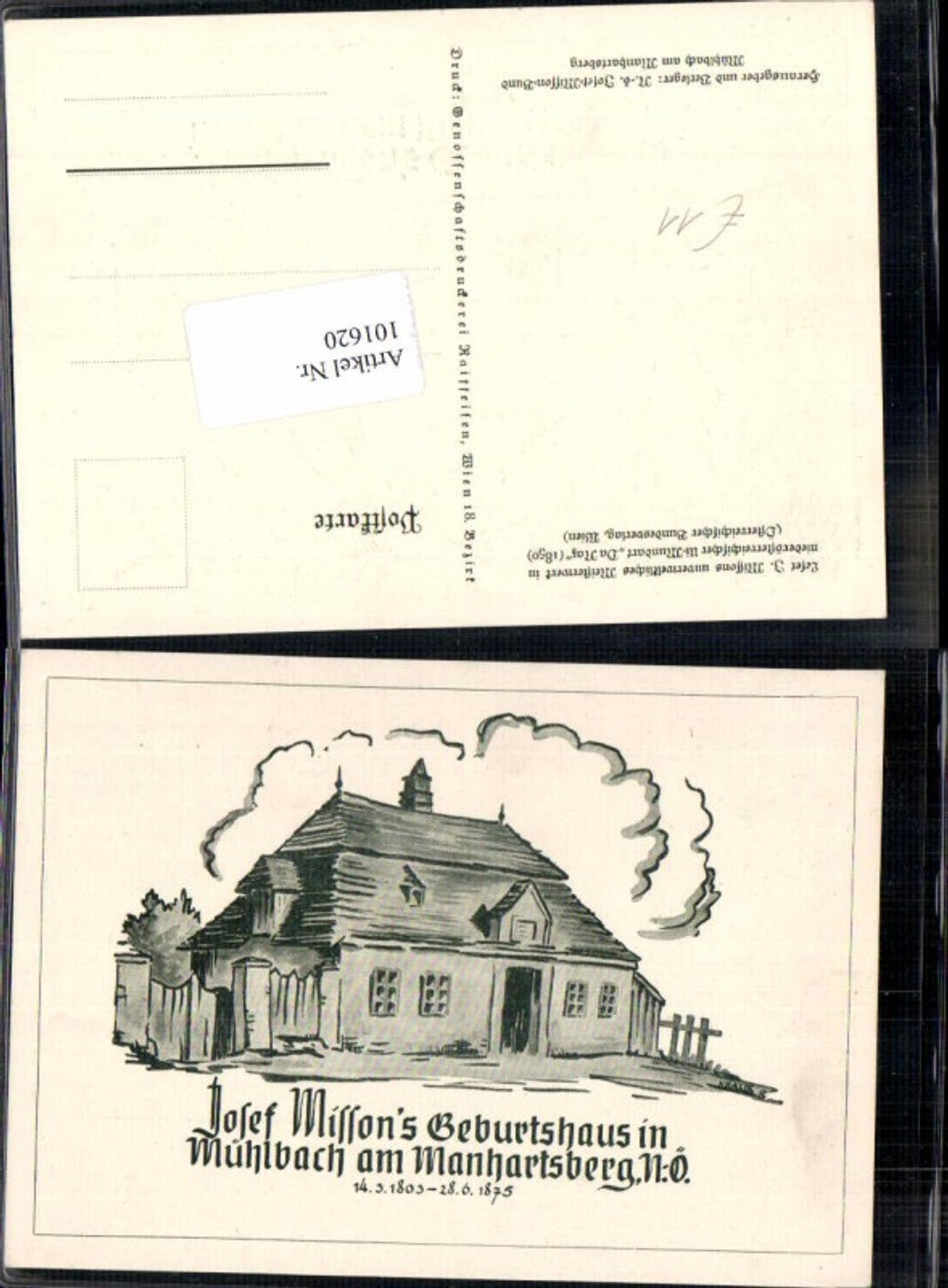 101620,Mühlbach am Manhartsberg Geburtshaus Mission