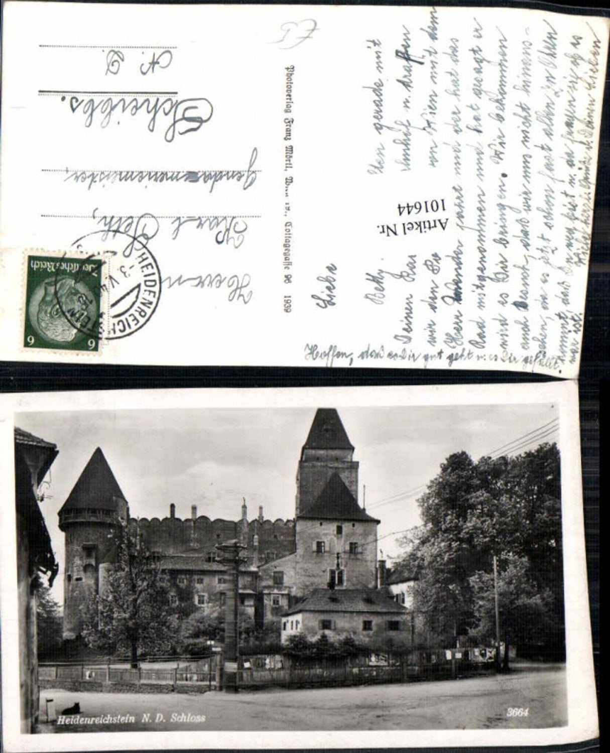 101644,Heidenreichstein Partie im Ort Strassenansicht