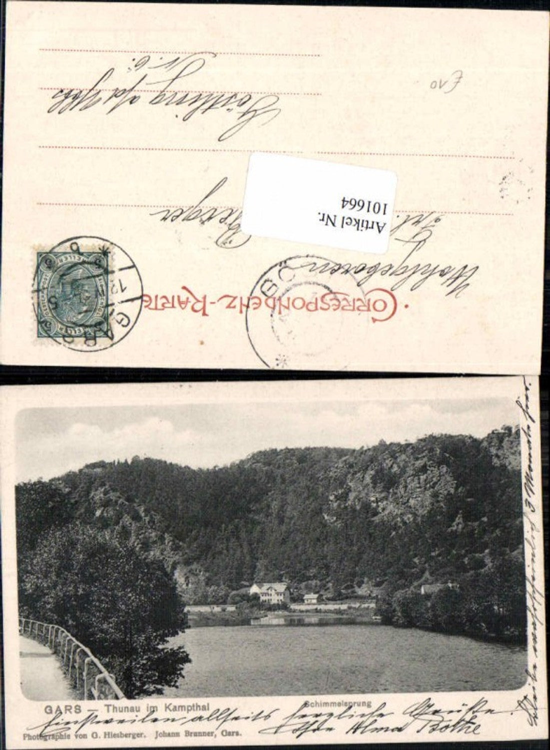 101664,Thunau m. Gars am Kamp Kapmthal Schimmelsprung