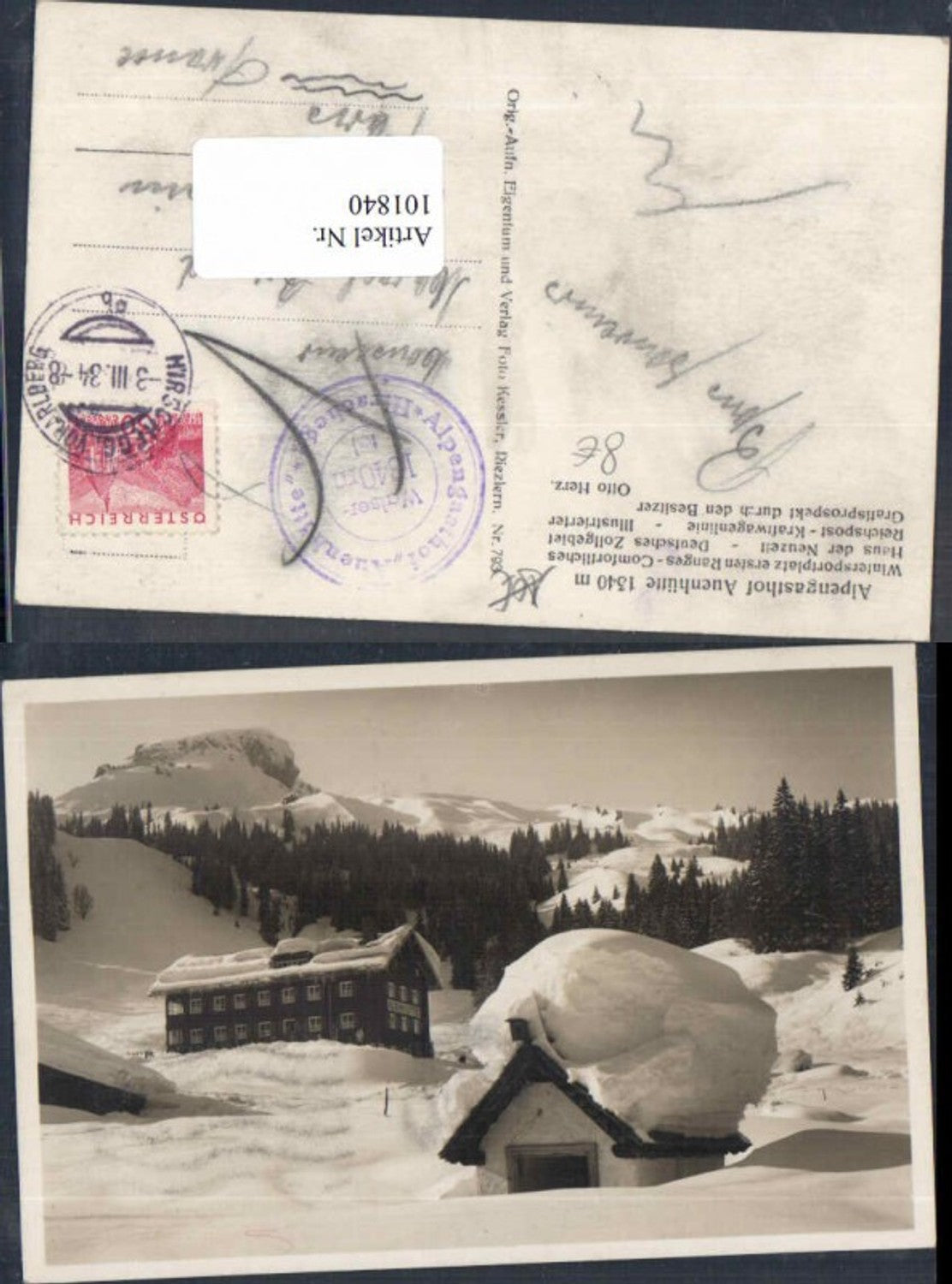 Alte Ansichtskarte – Old Postcard