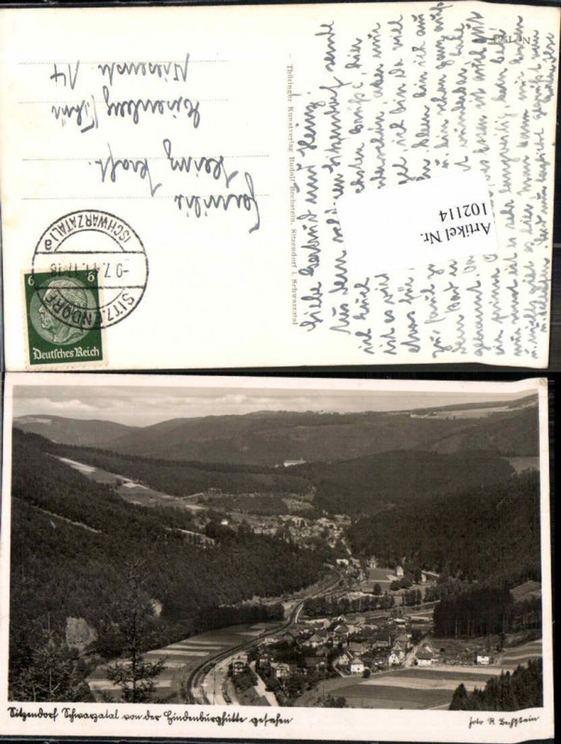 102114, Sitzendorf im Schwarzatal 1941