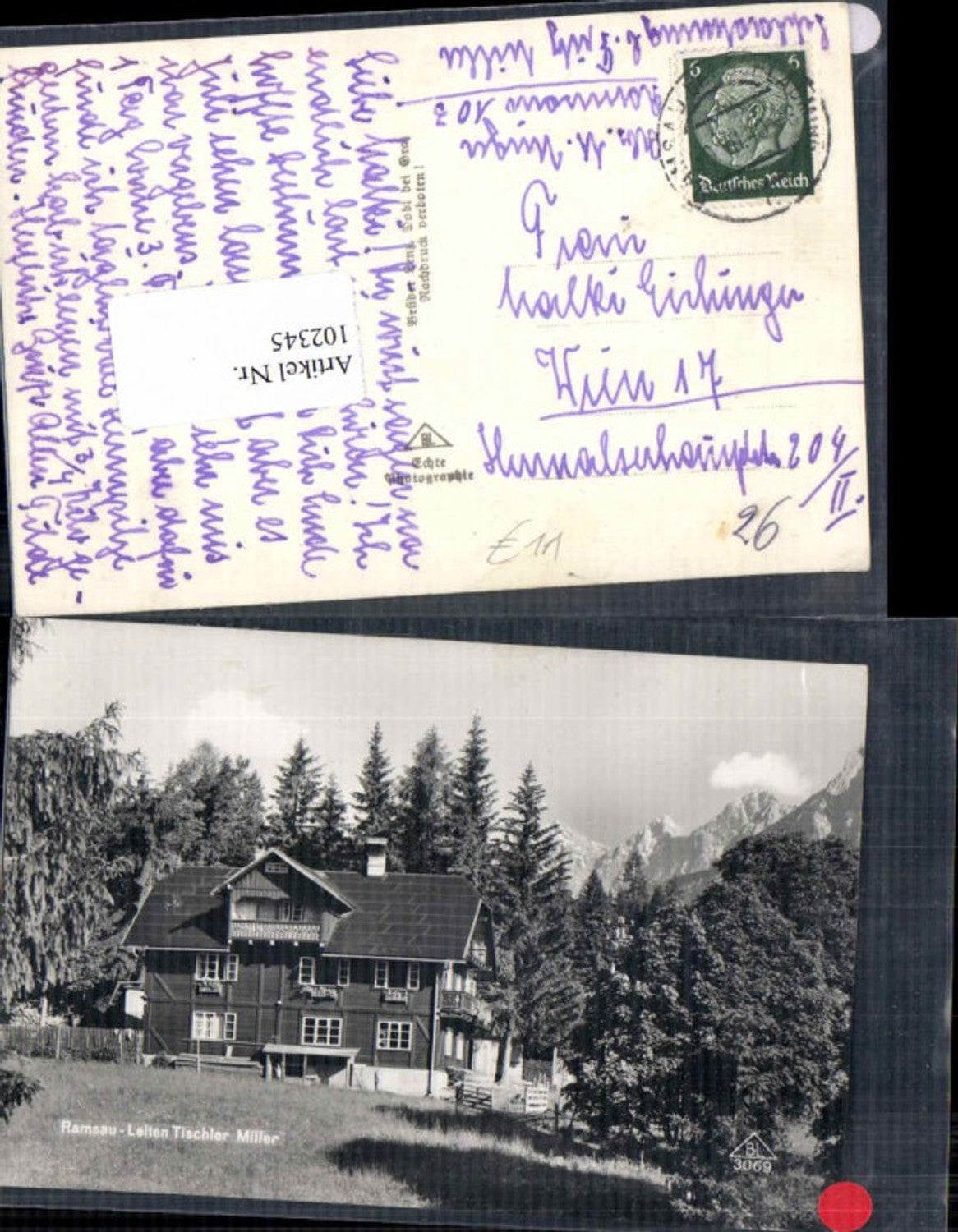 Alte Ansichtskarte – Old Postcard