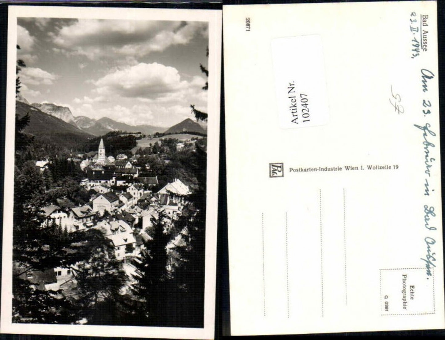 Alte Ansichtskarte – Old Postcard