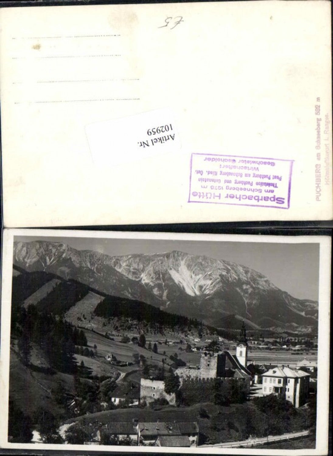 102959, Puchberg am Schneeberg Total