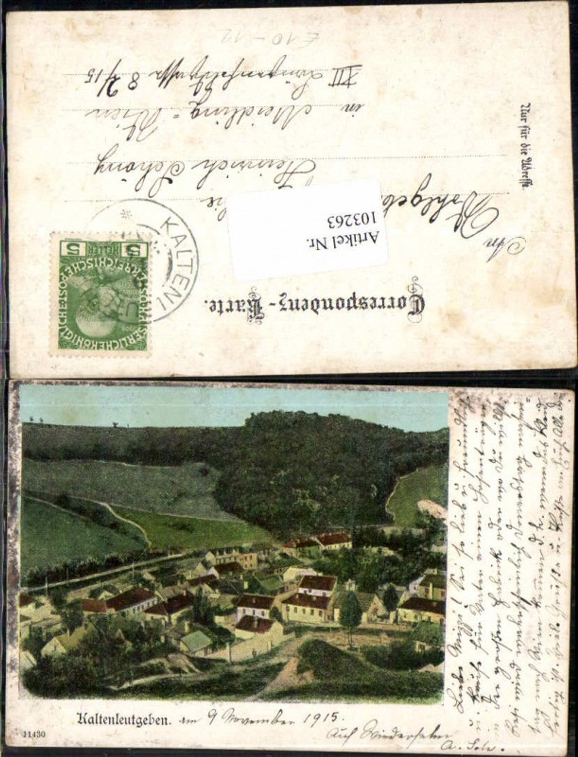 103263,Kaltenleutgeben Totale 1910