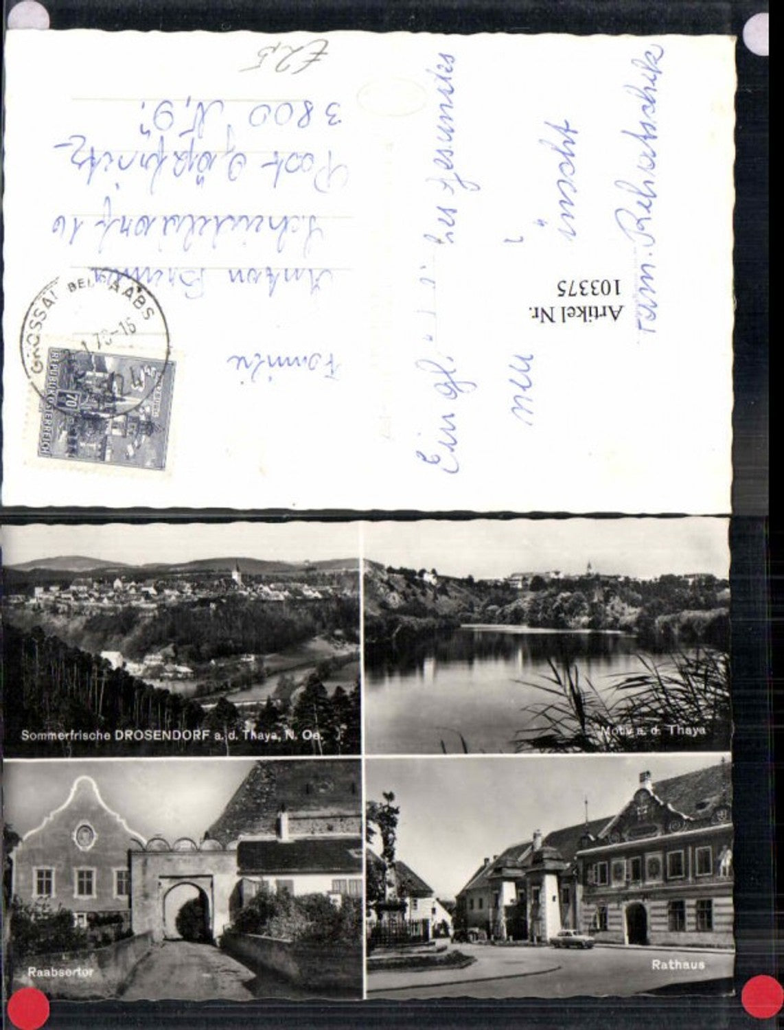 103375,Drosendorf a.d. Thaya Rathaus Raabsertor
