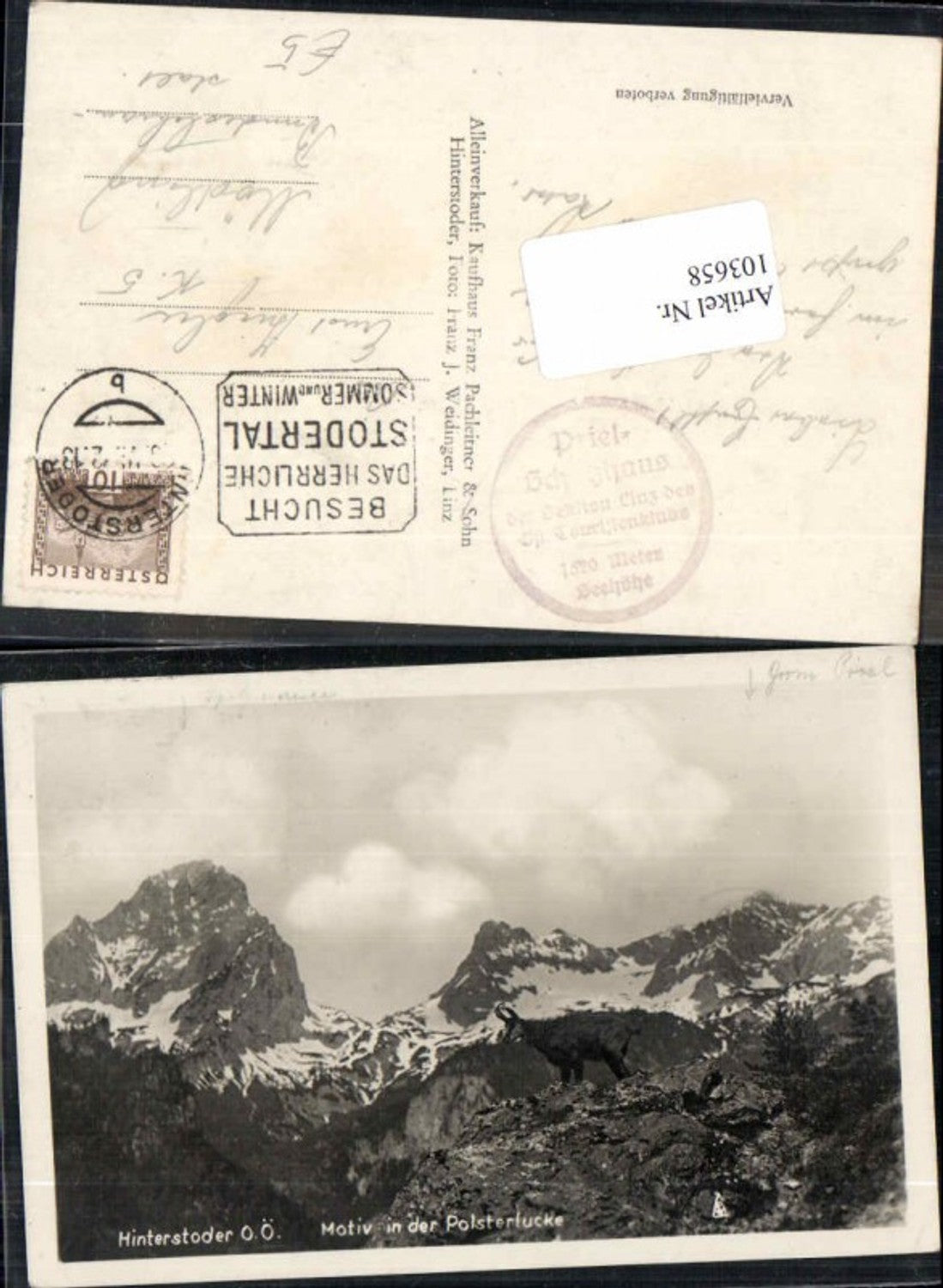 103658,Hinterstoder Motiv in der Polsterlucke