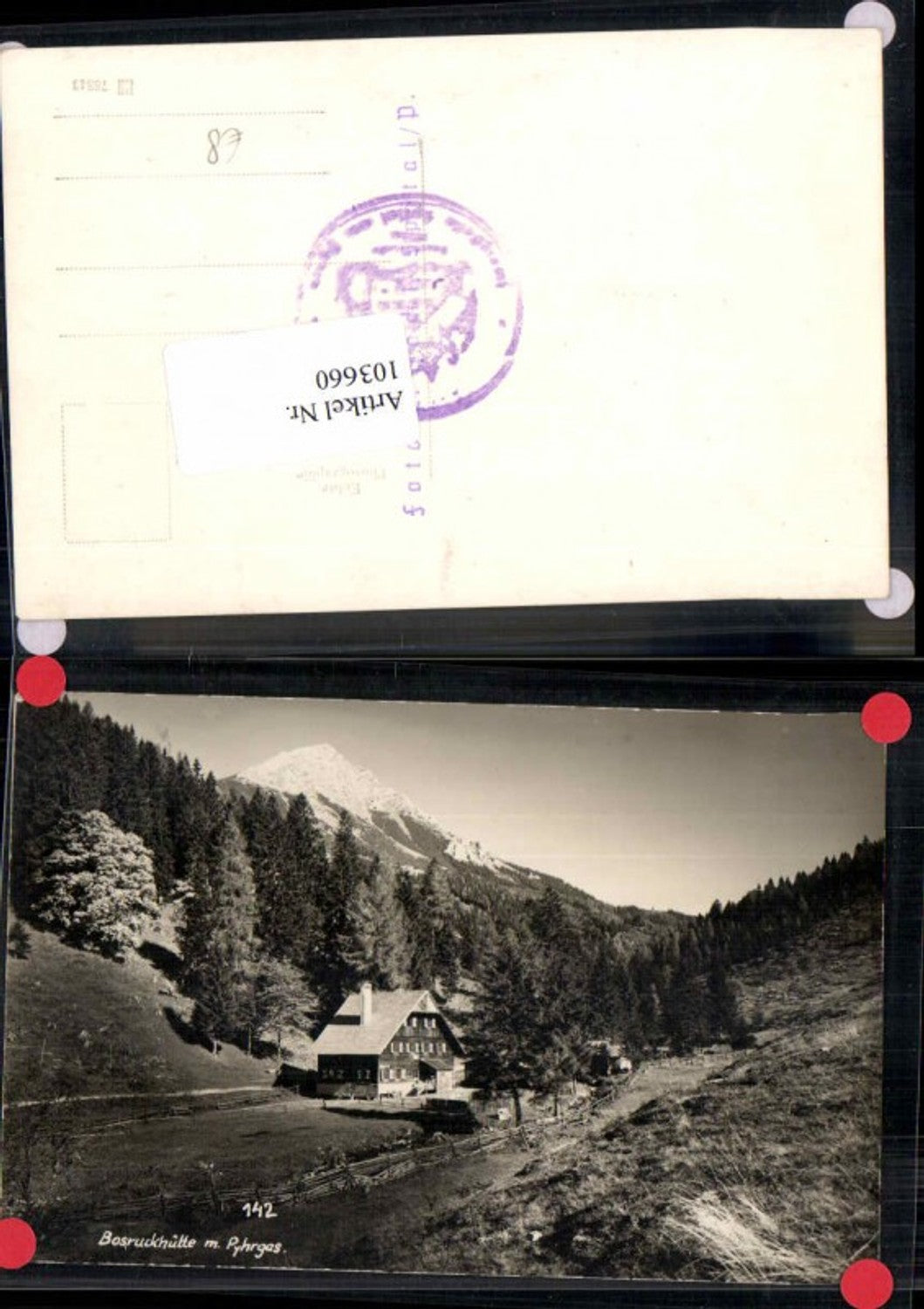 103660,FotoAK Bosruckhütte Spital am Pyhrn 1920 Windischgarsten