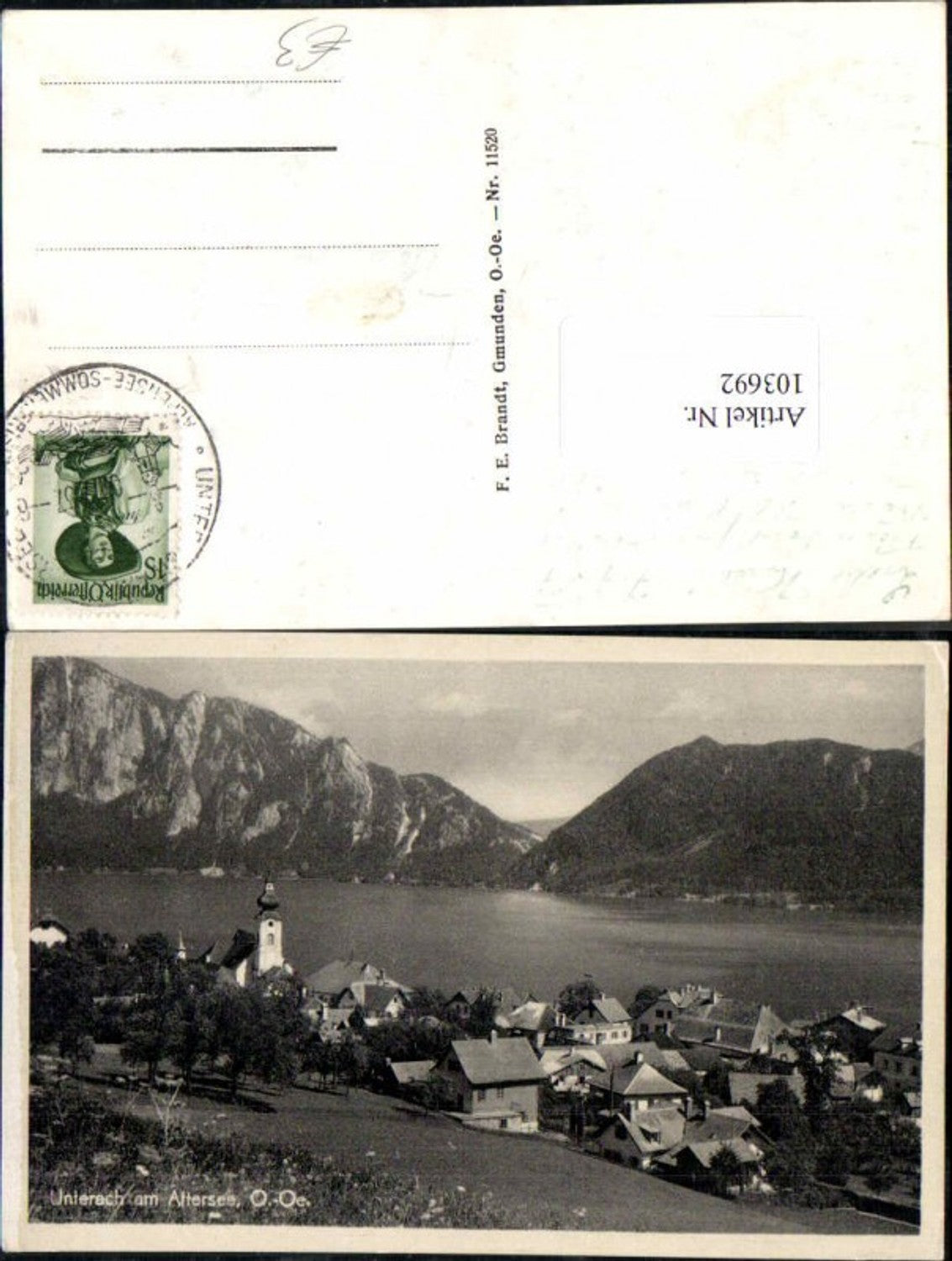 103692,Unterach am Attersee pub Brandt 11520
