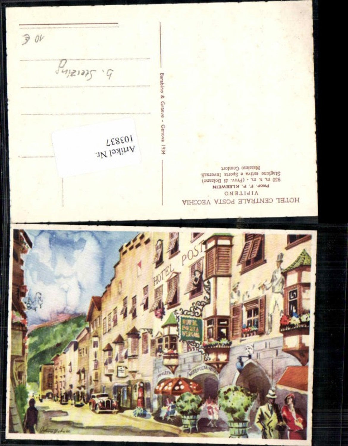 Alte Ansichtskarte – Old Postcard