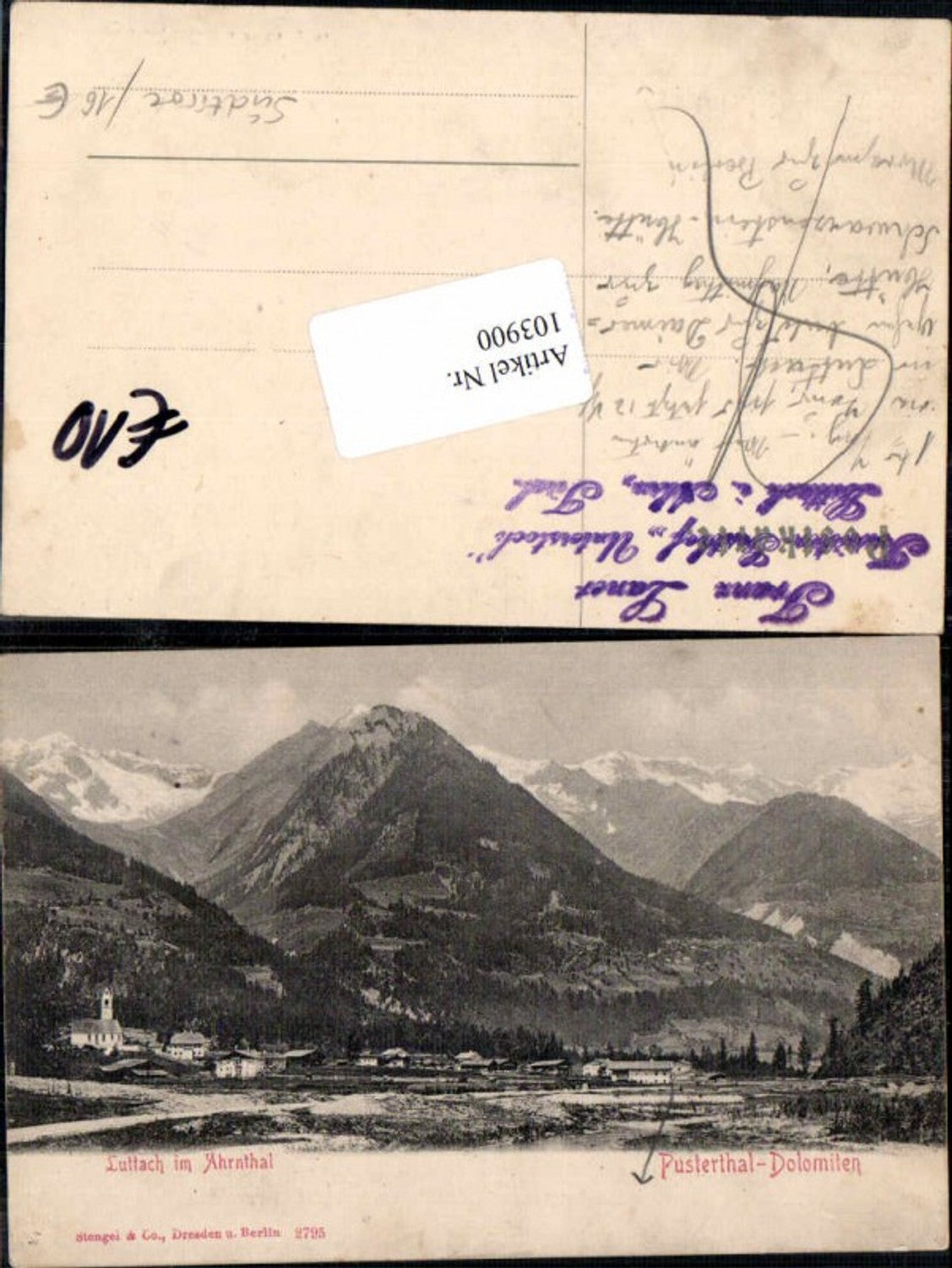 Alte Ansichtskarte – Old Postcard