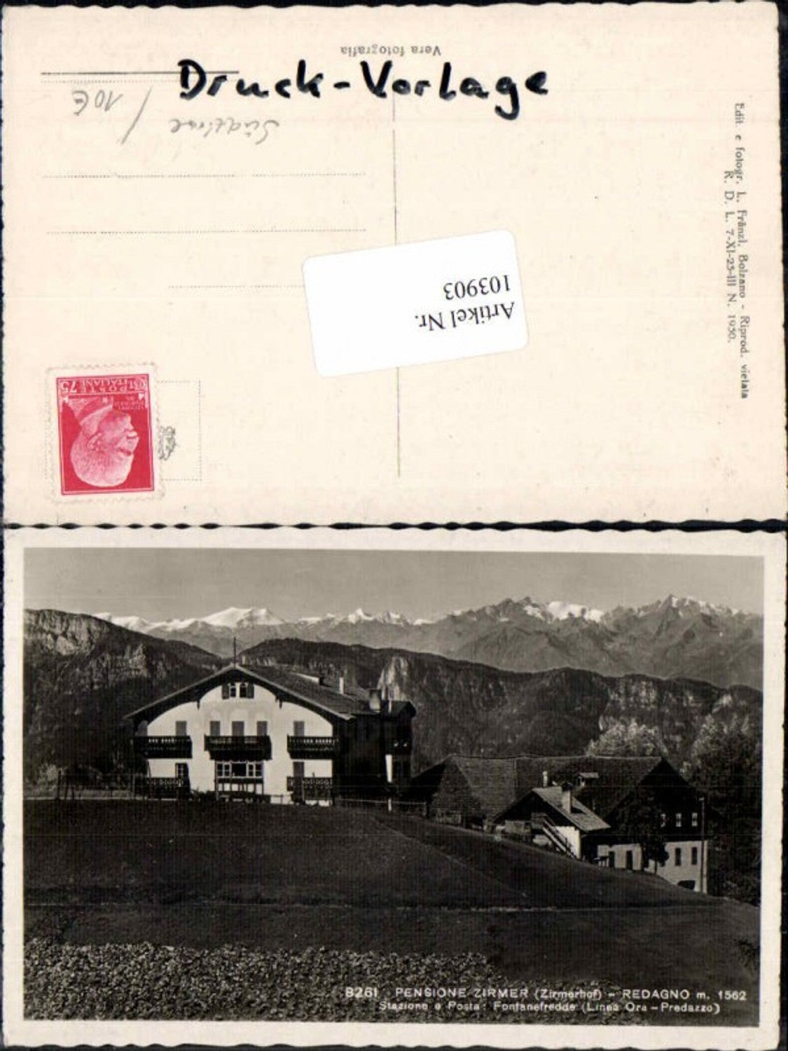 Alte Ansichtskarte – Old Postcard