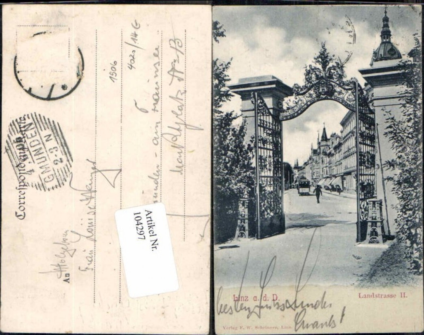 104297,Linz a.d. Donau Landstrasse 2 Tor