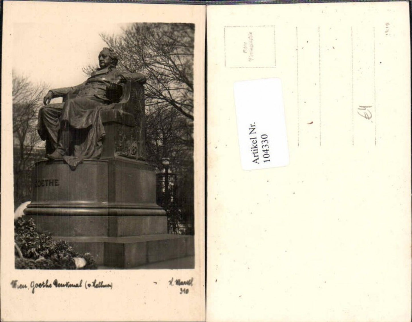Alte Ansichtskarte – Old Postcard