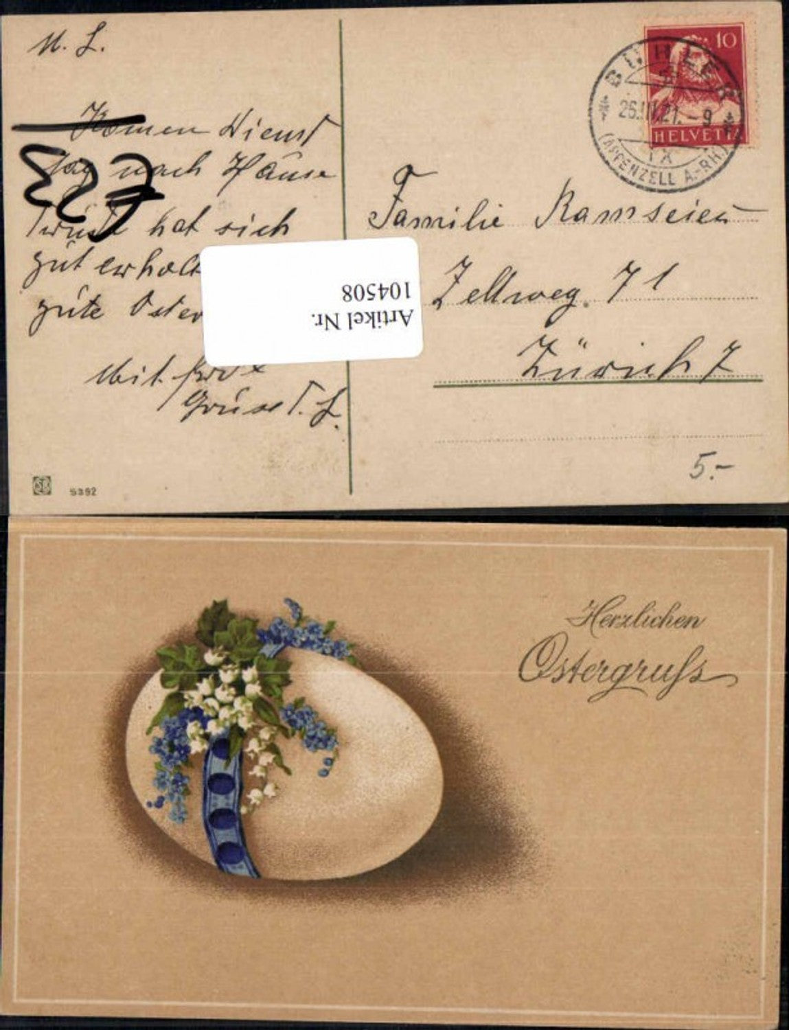 104508,Ostern Tolle Blumen Osterei