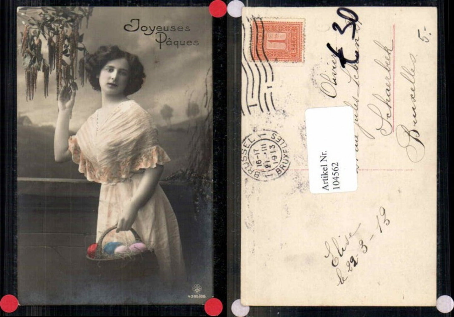 104562,Ostern Edwardian Girl Osterei Fashion Kleid RPH SBW