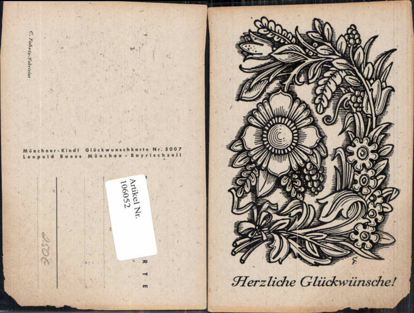 106052,Scherenschnitt Silhouette Blumen Münchner Kindl