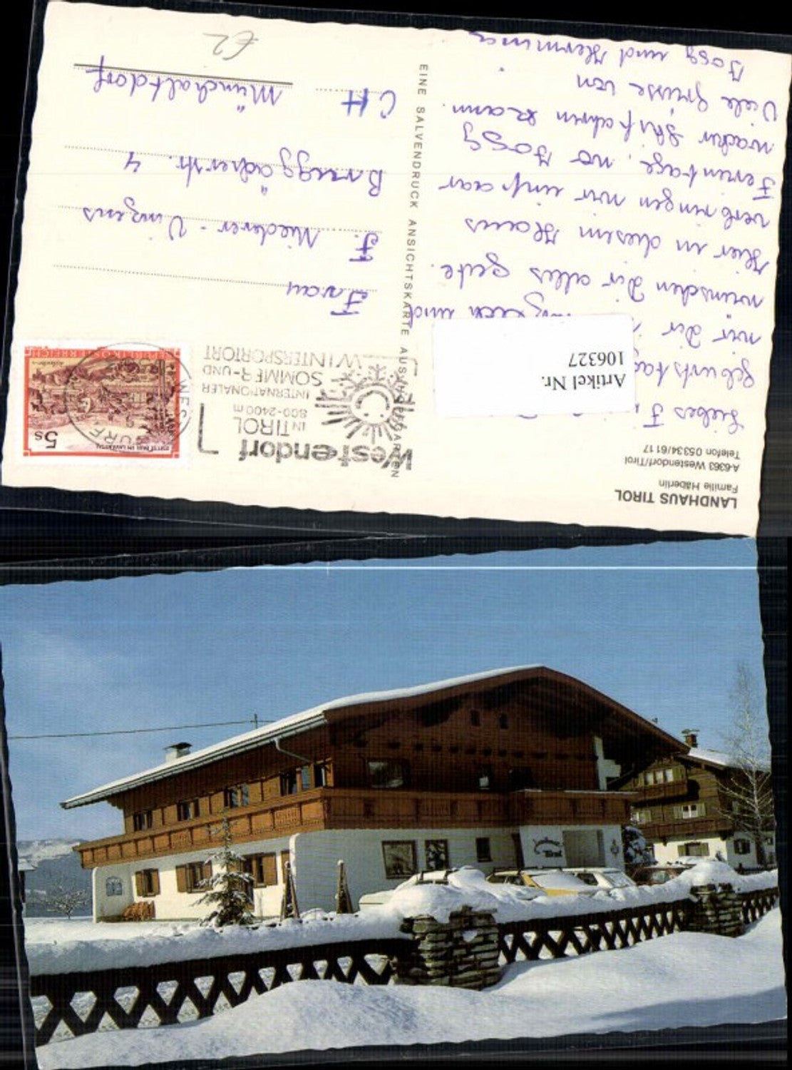 Alte Ansichtskarte – Old Postcard