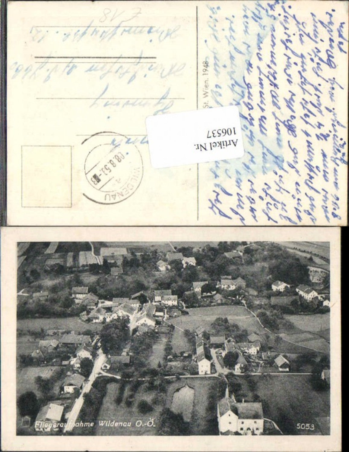 106537,Fliegeraufnahme Wildenau bei Aspach Braunau am Inn