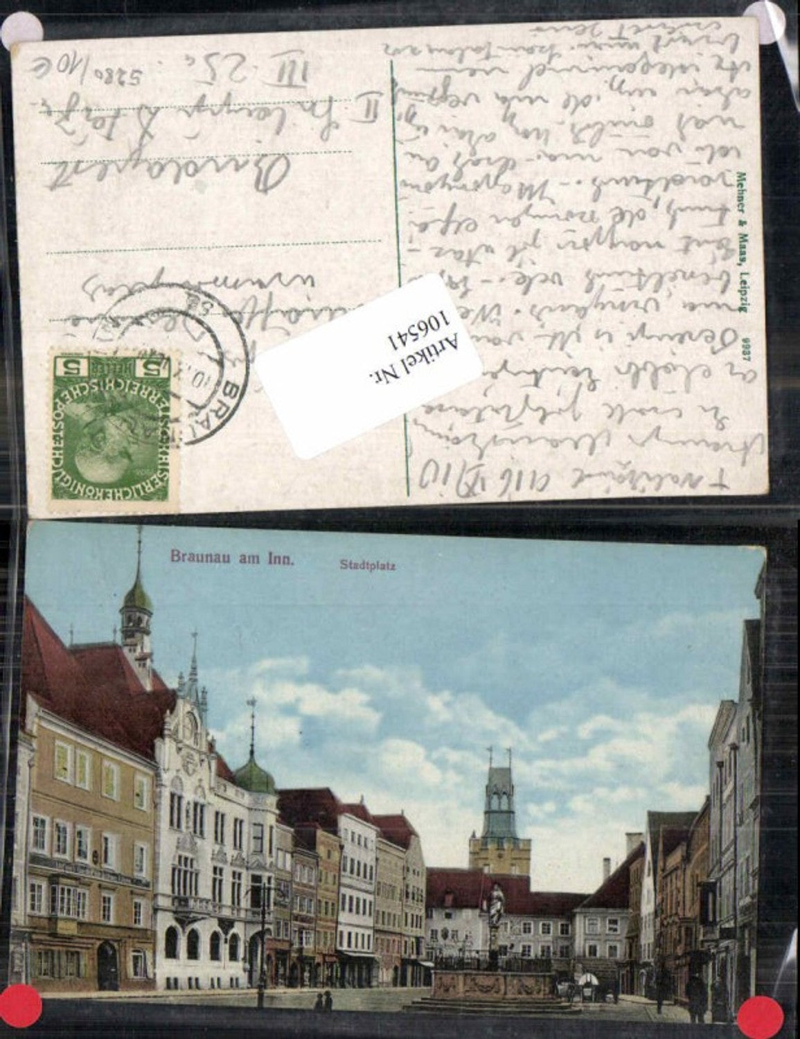 106541,Braunau am Inn Stadtplatz 1915