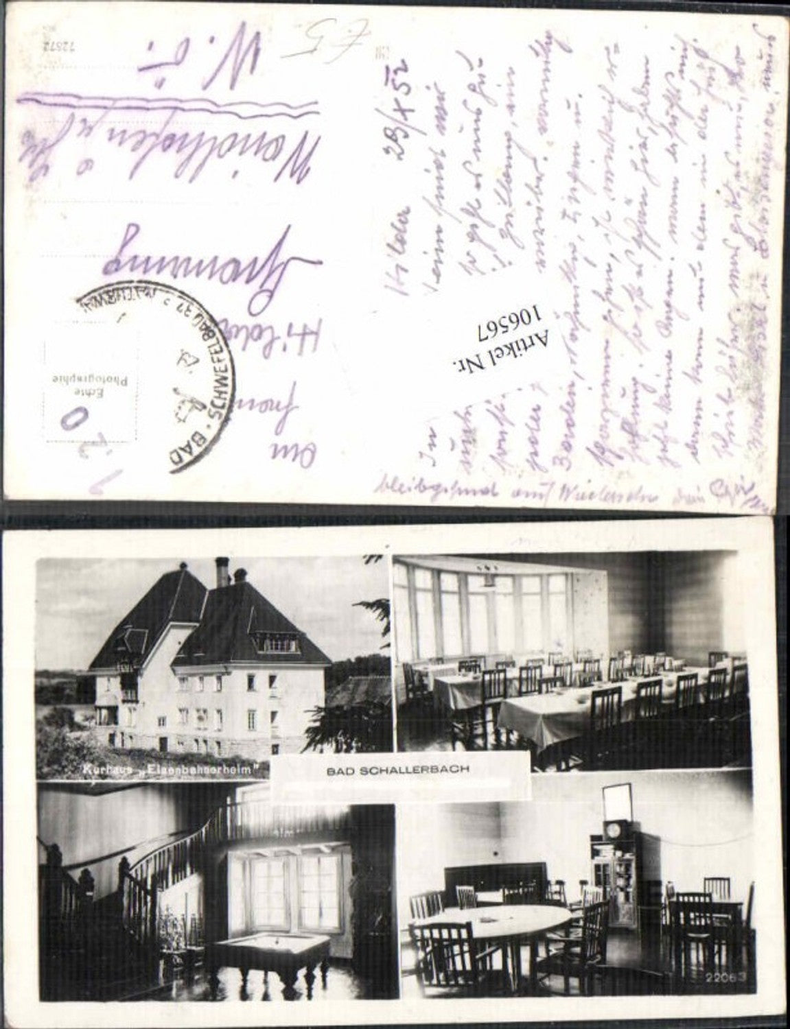 106567, Gallspach Railway Workers' Home Interior